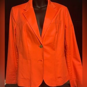 Ralph Lauren Orange Blazer Size 12 Women